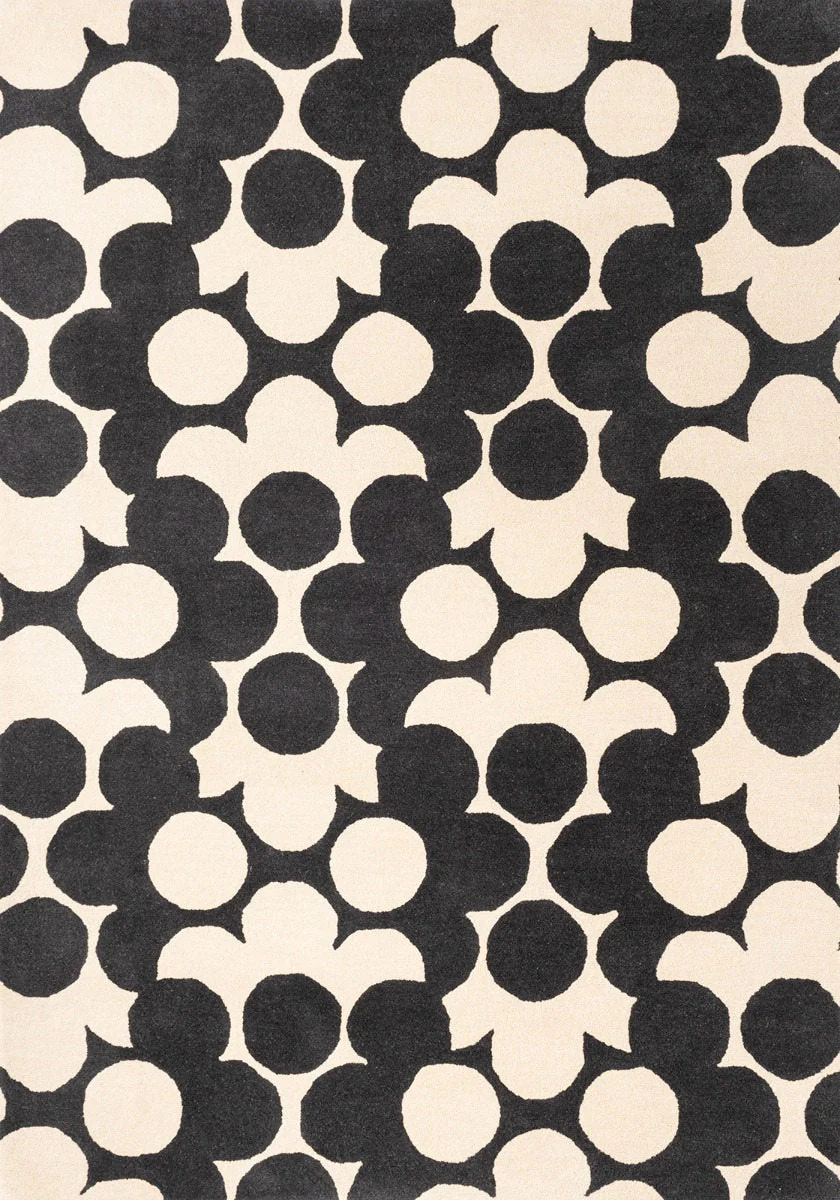 Orla Kiely Puzzle Flower Slate 60905 - Image 8