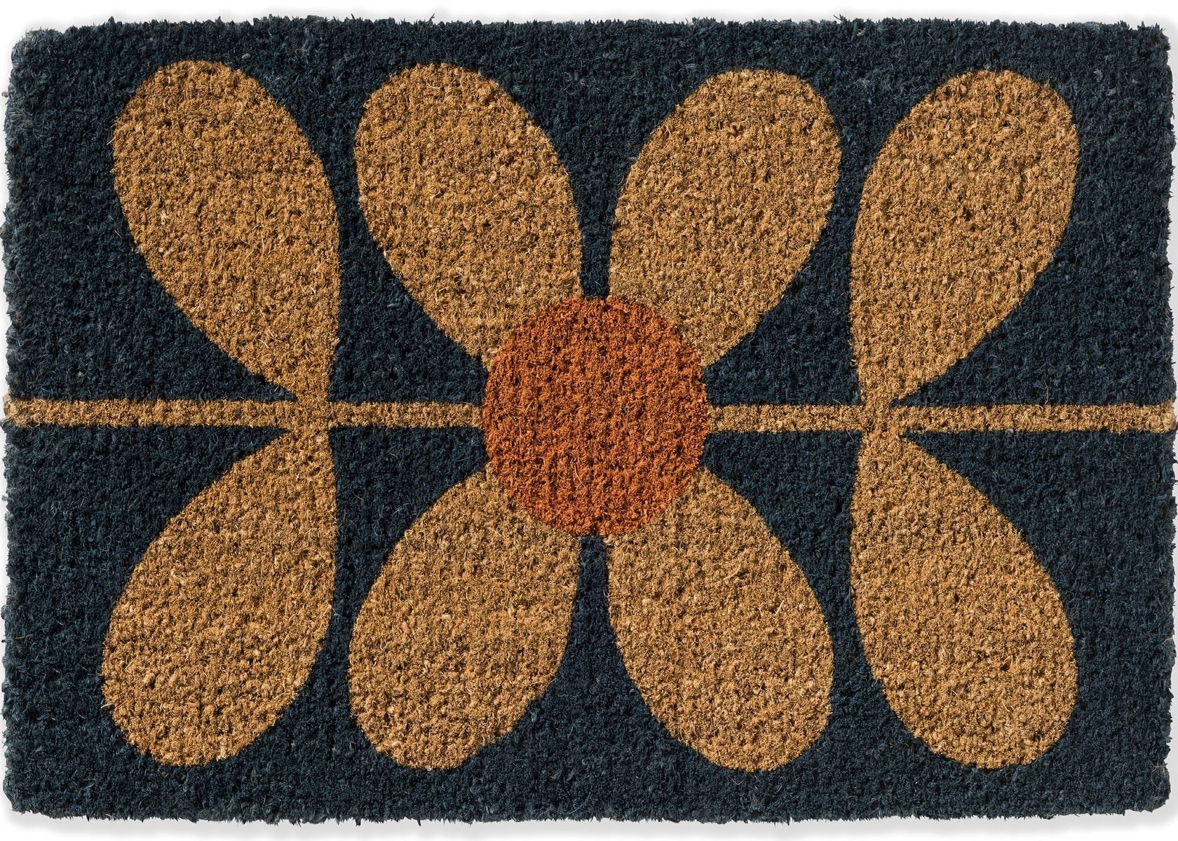 Orla Kiely Doormat Sixties Stem Navy 564008 - Image 2