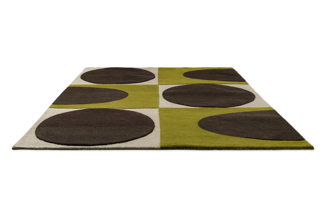 Orla Kiely Spot Square Walnut Lichen 157907 - Image 4