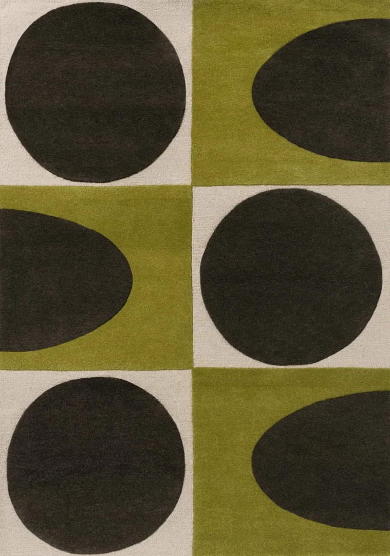 Orla Kiely Spot Square Walnut Lichen 157907 - Image 7