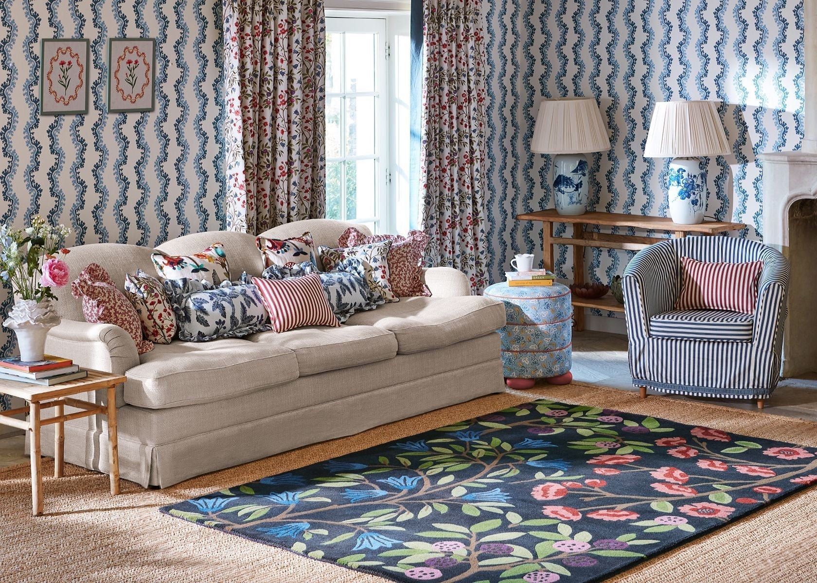 Sanderson Foraging Indigo 146618 - Image 2
