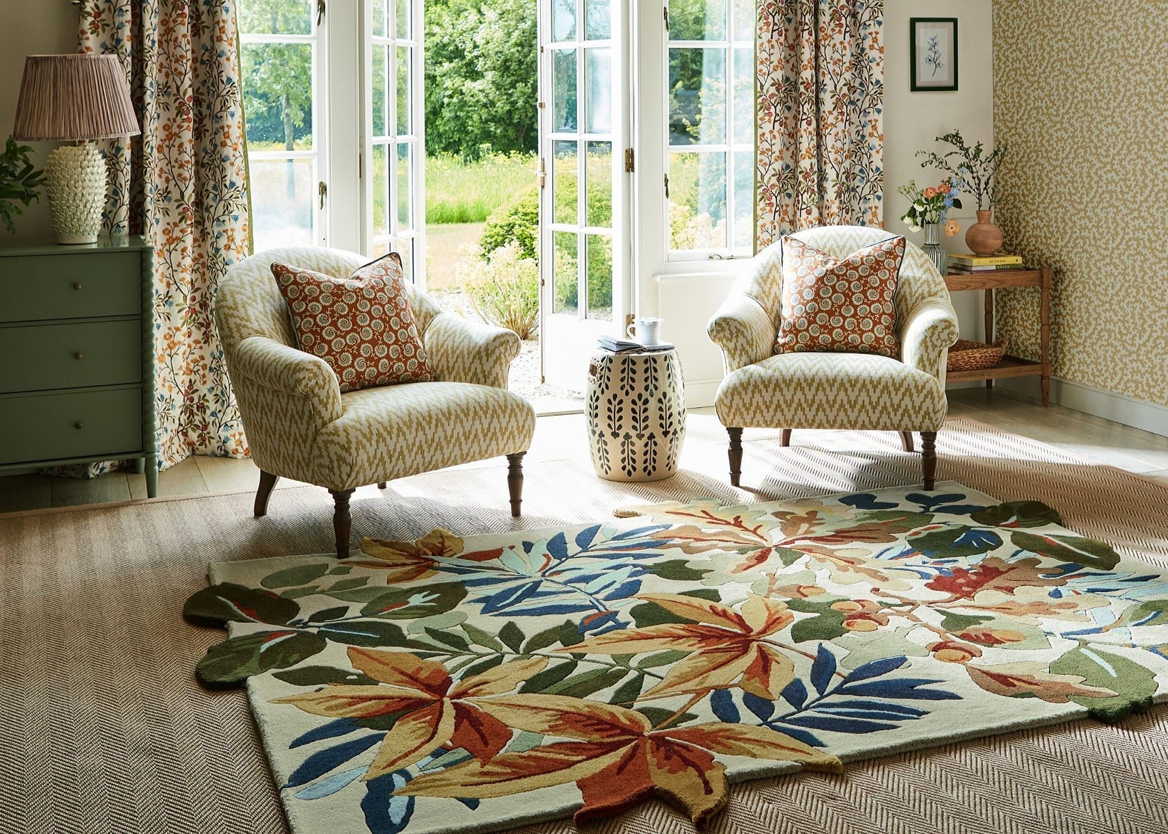Sanderson Robin's Wood Russet Brown 146501 - Image 2