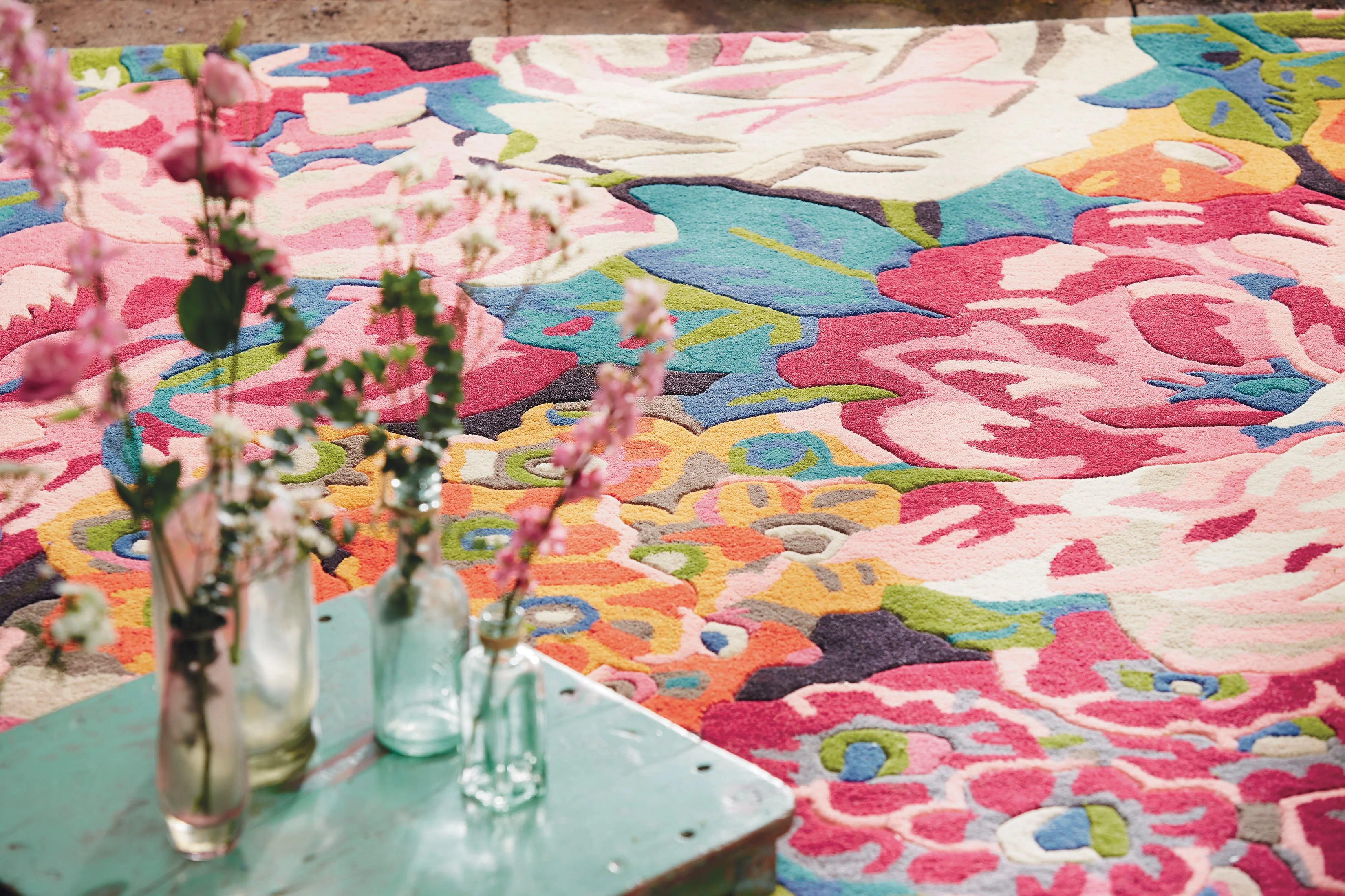 Sanderson Rose & Peony Cerise 45005 - Image 3
