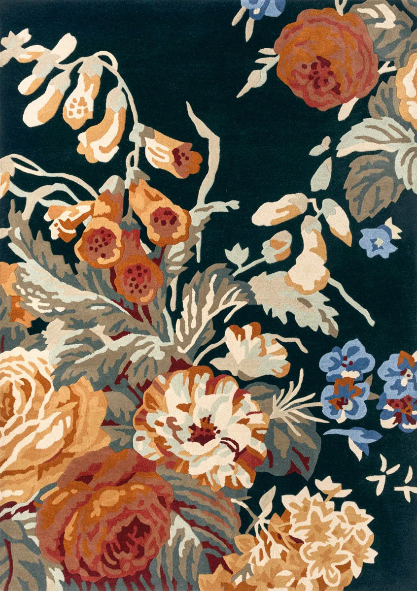 Sanderson Stapleton Park Navy Burnt Orange 45318 - Image 2