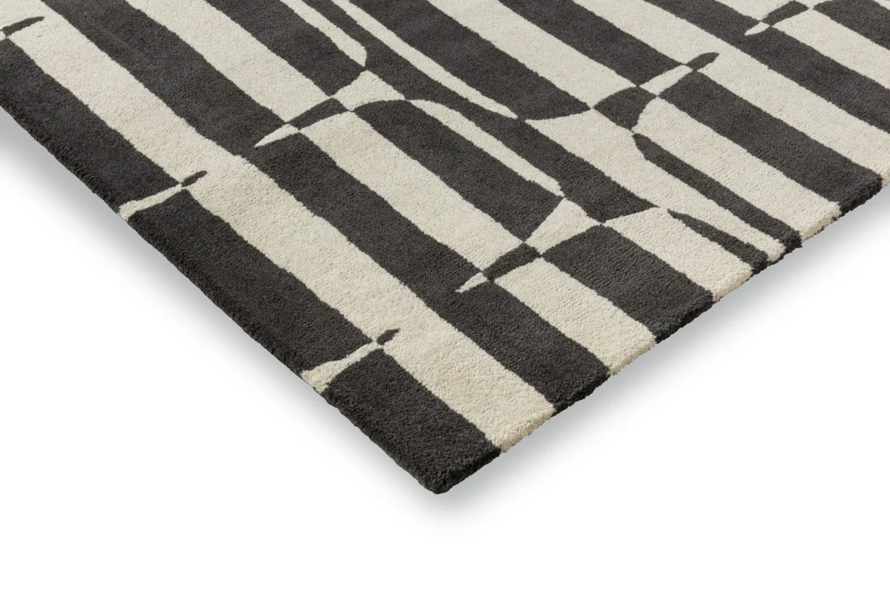 Scion Lohko Stripe Charcoal 123105 - Image 3