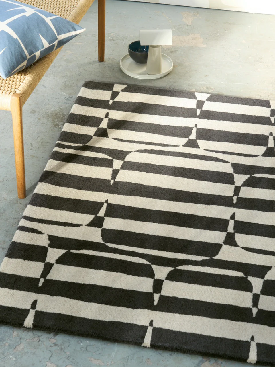 Scion Lohko Stripe Charcoal 123105 - Image 6